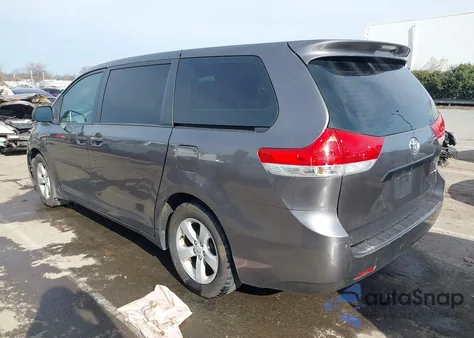 2014 Toyota Sienna L V6 7 Passenger from USA, damaged, VIN 5TDZK3DCXES457457
